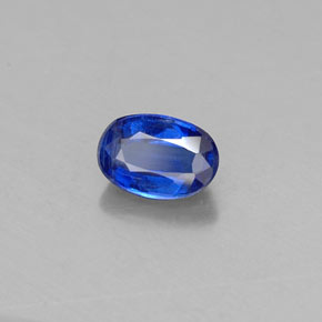 Cyanite bleue naturelle coupe ovale, 0,71 ct, VS-SI