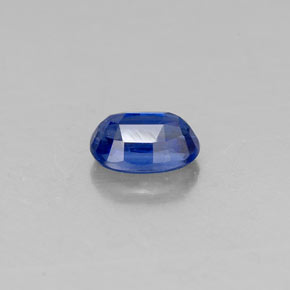 Cyanite bleue naturelle coupe ovale, 0,71 ct, VS-SI