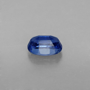 Cyanite bleue naturelle coupe ovale, 0,72 ct, VS-SI