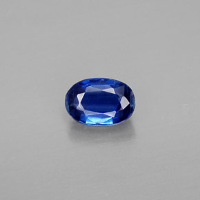 Cyanite bleue naturelle coupe ovale, 0,80 ct, VS-SI
