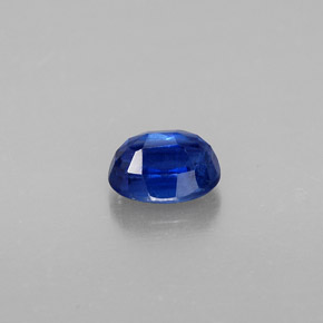 Cyanite bleue naturelle coupe ovale, 0,93 ct, VS-SI