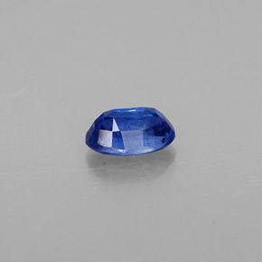 Cyanite bleue naturelle coupe ovale, 0,56 ct, VS