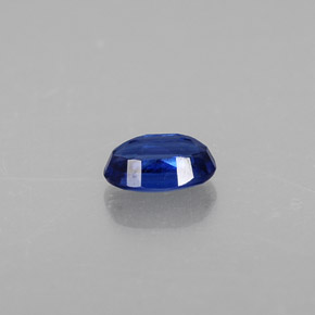 Cyanite bleue naturelle coupe ovale, 0,68 ct, VS-SI