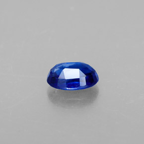 Cyanite bleue naturelle coupe ovale, 0,71 ct, VS