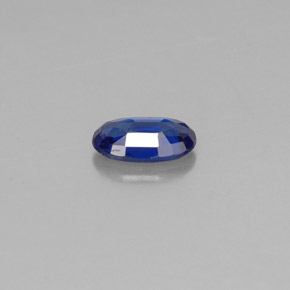 Disthène Bleu foncé naturelle Coupe ovale, 0.41 ct, VS-SI