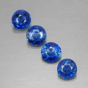 Achetez naturel ct Bleu Disthène gems, Coupe roude, En provenance Népal chez GemSelect. En stock, livraison internationale!