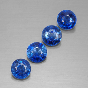 Achetez naturel ct Bleu Disthène gems, Coupe roude, En provenance Népal chez GemSelect. En stock, livraison internationale!