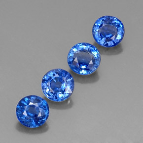 Achetez naturel ct Bleu Disthène gems, Coupe roude, En provenance Népal chez GemSelect. En stock, livraison internationale!