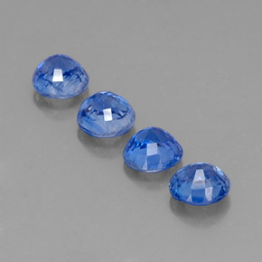 Achetez naturel ct Bleu Disthène gems, Coupe roude, En provenance Népal chez GemSelect. En stock, livraison internationale!