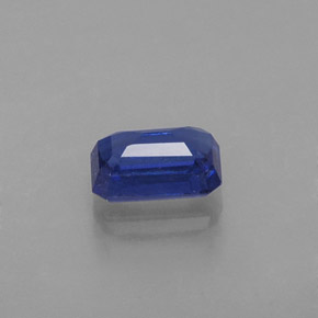 Cyanite bleue naturelle taille émeraude, 0,82 ct, VS-SI