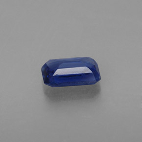 Disthène Bleu naturelle Taille émeraude, 0.65 ct, VS