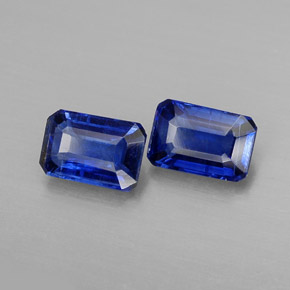 Achetez naturel ct bleue cyanite gems, taille émeraude, en provenance cambodge chez gemselect. en stock, livraison internationale!