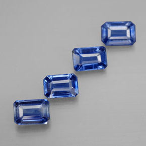 Achetez naturel ct bleue cyanite gems, taille émeraude, en provenance cambodge chez gemselect. en stock, livraison internationale!