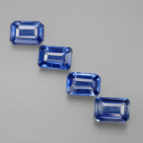 Achetez naturel ct bleue cyanite gems, taille émeraude, en provenance cambodge chez gemselect. en stock, livraison internationale!