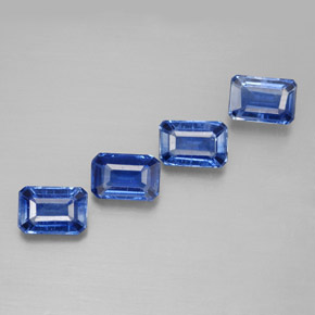 Achetez naturel ct Bleu Disthène gems, Taille émeraude, En provenance Cambodge chez GemSelect. En stock, livraison internationale!