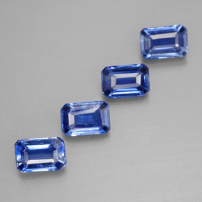 Achetez naturel ct bleue cyanite gems, taille émeraude, en provenance cambodge chez gemselect. en stock, livraison internationale!