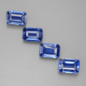 Achetez naturel ct bleue cyanite gems, taille émeraude, en provenance cambodge chez gemselect. en stock, livraison internationale!