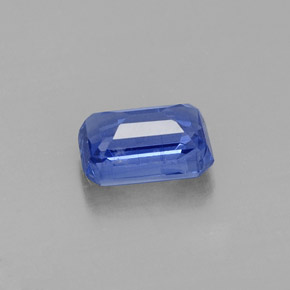 Disthène Bleu naturelle Taille émeraude, 0.83 ct, VS-SI