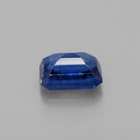 Cyanite bleue naturelle taille émeraude, 0,88 ct, VS-SI
