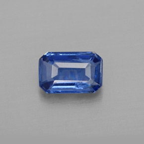 Disthène Bleu naturelle Taille émeraude, 0.58 ct, VS-SI
