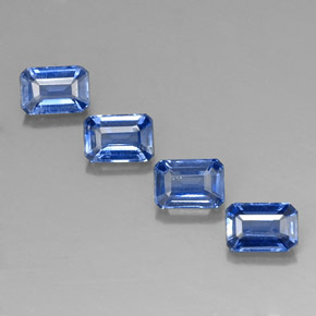 Achetez naturel ct bleue cyanite gems, taille émeraude, en provenance cambodge chez gemselect. en stock, livraison internationale!