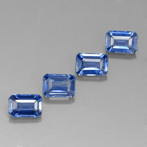 Achetez naturel ct bleue cyanite gems, taille émeraude, en provenance cambodge chez gemselect. en stock, livraison internationale!