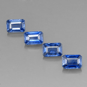 Achetez naturel ct Bleu Disthène gems, Taille émeraude, En provenance Cambodge chez GemSelect. En stock, livraison internationale!