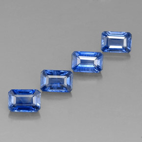 Achetez naturel ct Bleu Disthène gems, Taille émeraude, En provenance Cambodge chez GemSelect. En stock, livraison internationale!