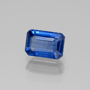 Disthène Bleu naturelle Taille émeraude, 0.83 ct, VS-SI