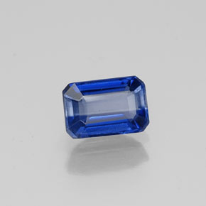 Disthène Bleu naturelle Taille émeraude, 0.83 ct, VS-SI