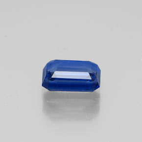 Disthène Bleu naturelle Taille émeraude, 0.83 ct, VS-SI