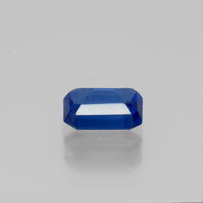 Cyanite bleue naturelle taille émeraude, 0,72 ct, VS-SI