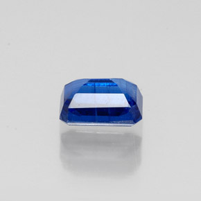 Cyanite bleue naturelle taille émeraude, 0,90 ct, VS-SI