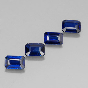 Achetez naturel ct bleue cyanite gems, taille émeraude, en provenance cambodge chez gemselect. en stock, livraison internationale!