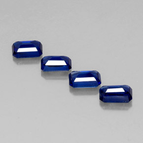 Achetez naturel ct bleue cyanite gems, taille émeraude, en provenance cambodge chez gemselect. en stock, livraison internationale!