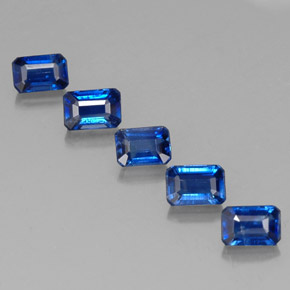 Achetez naturel ct bleue cyanite gems, taille émeraude, en provenance cambodge chez gemselect. en stock, livraison internationale!