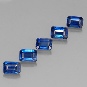 Achetez naturel ct bleue cyanite gems, taille émeraude, en provenance cambodge chez gemselect. en stock, livraison internationale!