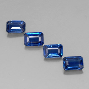 Achetez naturel ct bleue cyanite gems, taille émeraude, en provenance cambodge chez gemselect. en stock, livraison internationale!