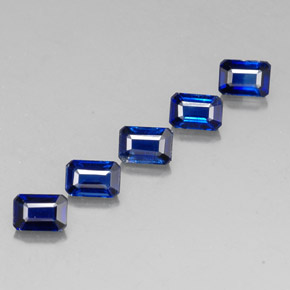Achetez naturel ct bleue cyanite gems, taille émeraude, en provenance cambodge chez gemselect. en stock, livraison internationale!