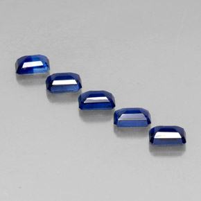 Achetez naturel ct bleue cyanite gems, taille émeraude, en provenance cambodge chez gemselect. en stock, livraison internationale!