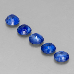 Achetez naturel ct bleue cyanite gems, coupe roude, en provenance myanmar (birmanie) chez gemselect. en stock, livraison internationale!