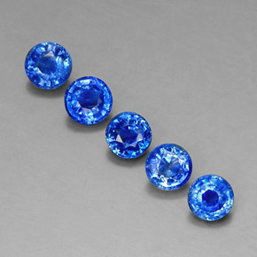 Achetez naturel ct bleue cyanite gems, coupe roude, en provenance myanmar (birmanie) chez gemselect. en stock, livraison internationale!
