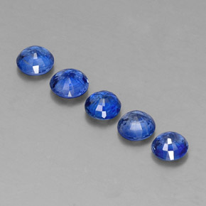 Achetez naturel ct bleue cyanite gems, coupe roude, en provenance myanmar (birmanie) chez gemselect. en stock, livraison internationale!