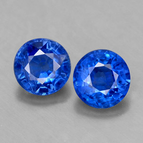 Achetez naturel ct Bleu Disthène gems, Coupe roude, En provenance Myanmar (Birmanie) chez GemSelect. En stock, livraison internationale!