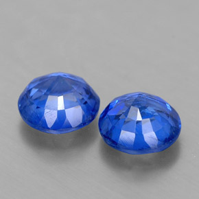 Achetez naturel ct Bleu Disthène gems, Coupe roude, En provenance Myanmar (Birmanie) chez GemSelect. En stock, livraison internationale!