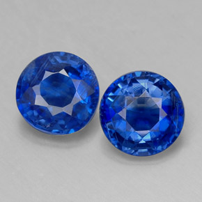 Achetez naturel ct Bleu Disthène gems, Coupe roude, En provenance Myanmar (Birmanie) chez GemSelect. En stock, livraison internationale!