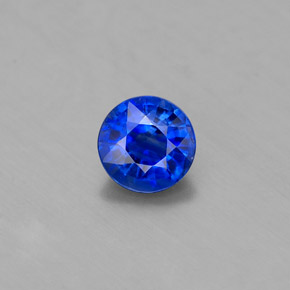 Disthène Bleu naturelle Coupe roude, 0.50 ct, VS