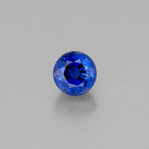 Disthène Bleu naturelle Coupe roude, 0.46 ct, VS