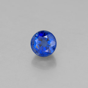 Disthène Bleu naturelle Coupe roude, 0.46 ct, VS