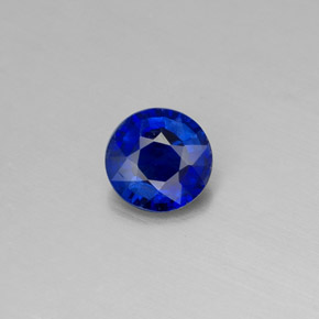 Disthène Bleu naturelle Coupe roude, 0.44 ct, VS-SI